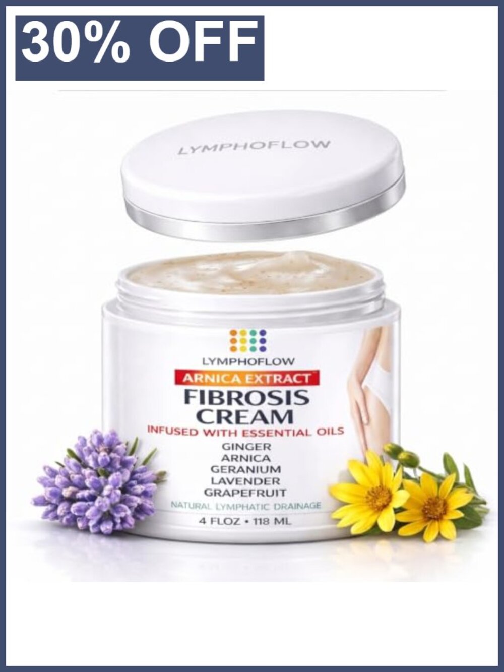 Fibrosis Care Cream After Liposuction BBL Walnut Shell Exfoliant 4 Oz